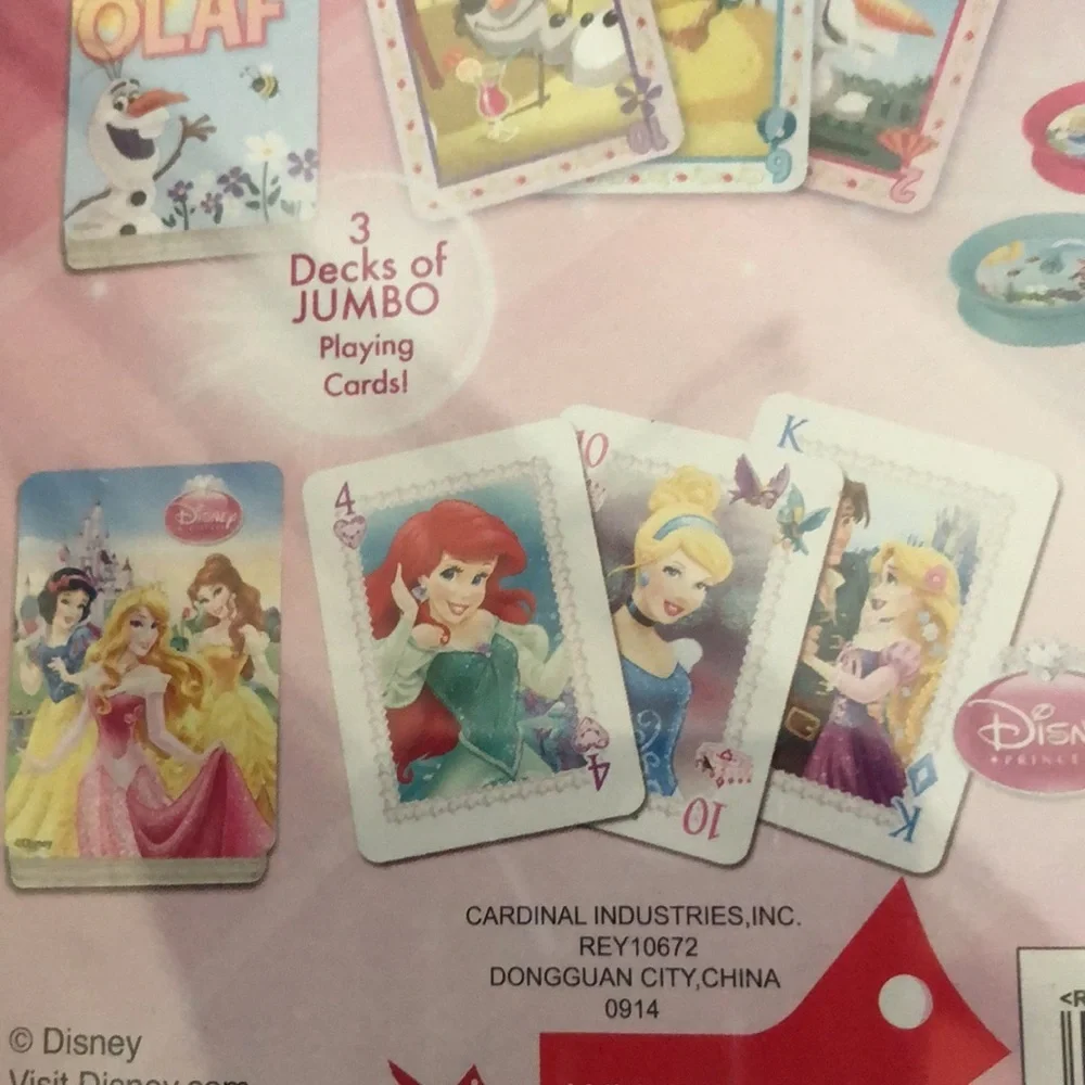Disney Frozen, Olaf & Princess Playing‎ Card Games Superset in Collectible Tin
